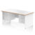 White/Natural Wood