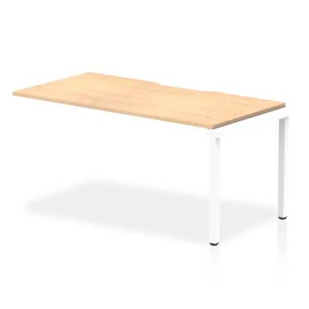 Evolve Plus Single Row Bench Desk Extension Kit