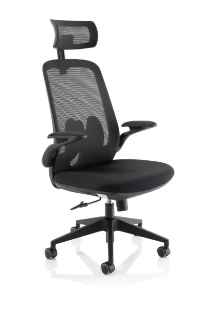 OE - Sigma Executive Mesh Chair With Folding Arms